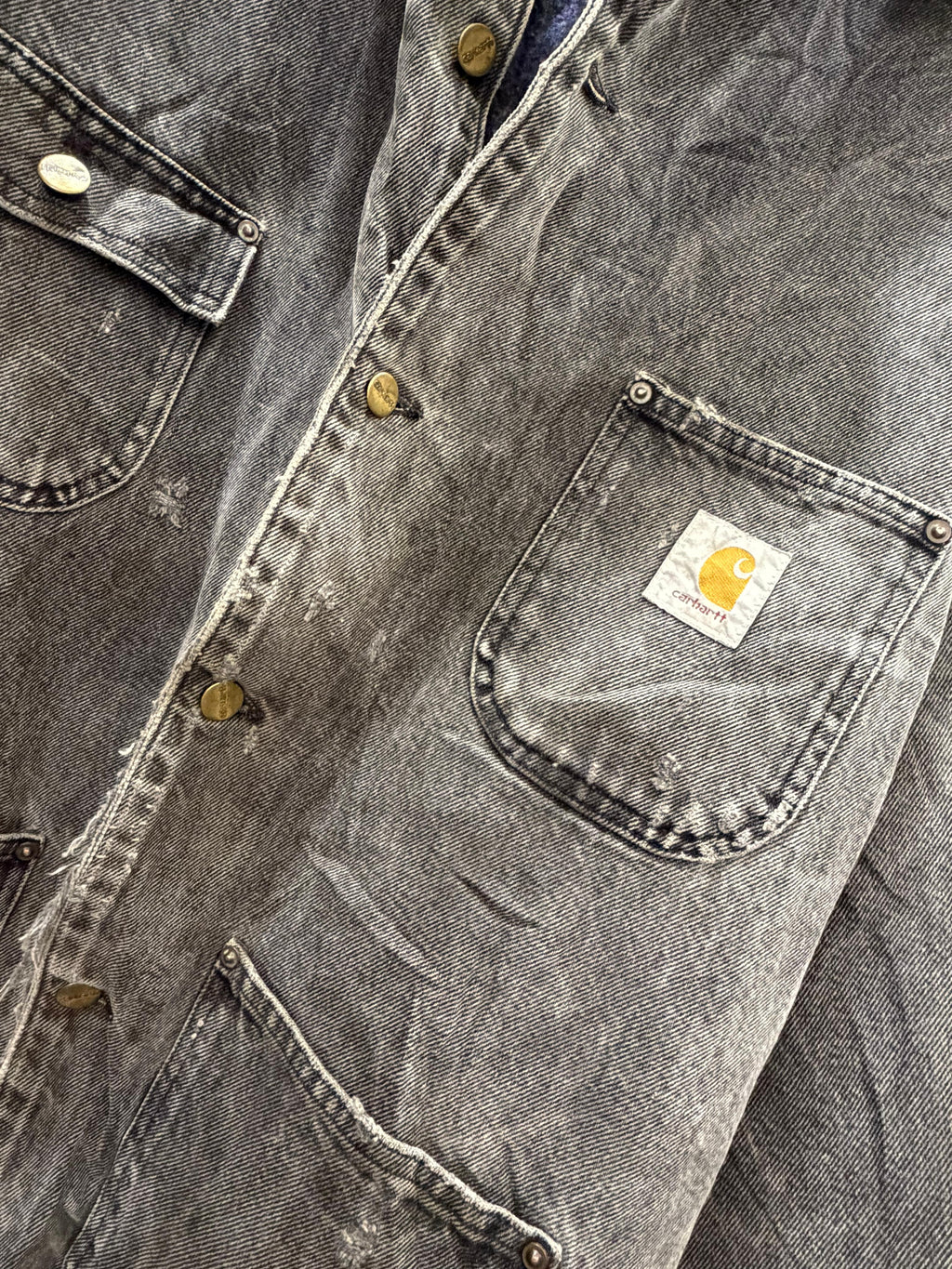 Authentic Carhartt Vintage 1970s Denim Jacket